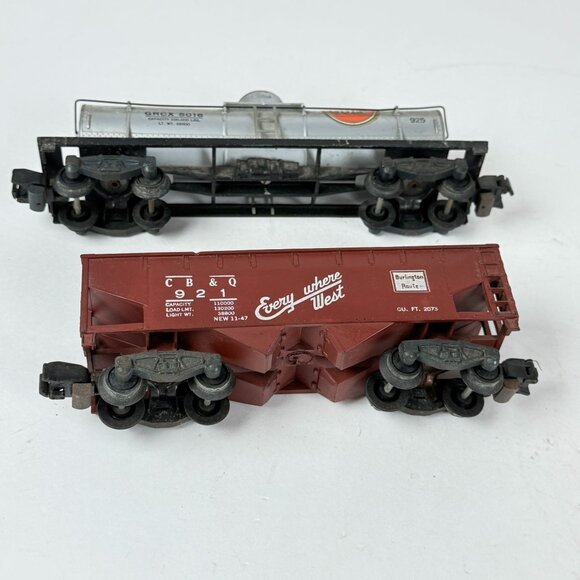 American Flyers Vintage S Gauge Tanker  West Gulf 925 Coal Car CB&Q Everywhere - Picture 6 of 9